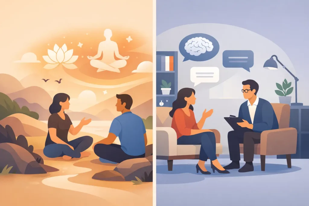 Spiritual Coaching Versus Therapy Explained
